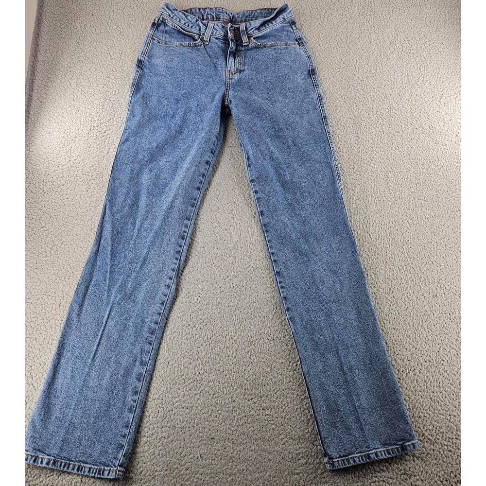 Wrangler Jeans Womens‎ 5 Blue Slim Fit Stretch Cowboy Cut Western Rodeo Chore